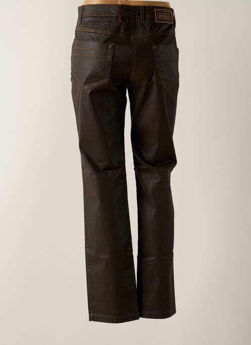 Pantalon slim maro DIVAS femeie