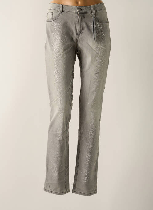 Blugi cu croială slim gri GLÜCKSMOMENT femeie