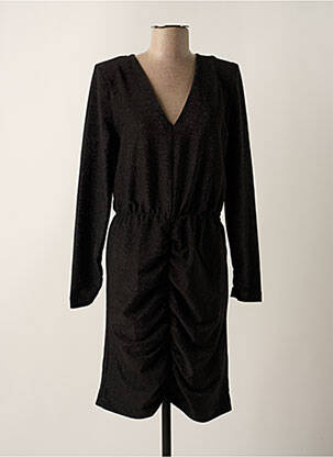 Rochie midi mâneci lungi mâneci lungi negru B.YOUNG femeie