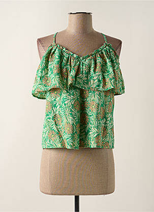 Top verde VERO MODA femeie