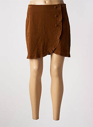 Fustă scurtă maro LA PETITE ETOILE femeie