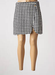 Fustă scurtă țesătură tweed negru VERO MODA femme