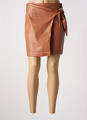 Fustă scurtă maro ONLY femeie