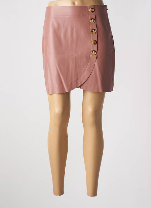 Fustă scurtă roz NOISY MAY femeie