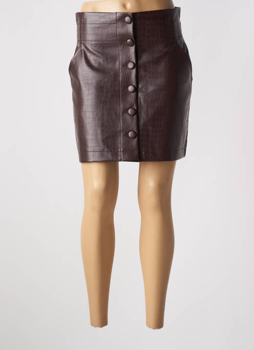 Fustă scurtă maro B.YOUNG femeie