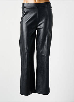 Pantalon drept talie elastică mărime normală negru CREAM femeie
