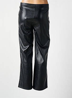 Pantalon drept talie elastică mărime normală negru CREAM femeie