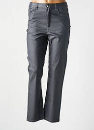 Pantalon drept elasticitate talie înaltă gri B.YOUNG femeie