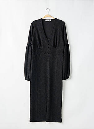 Rochie lungă mâneci lungi mâneci lungi negru B.YOUNG femeie