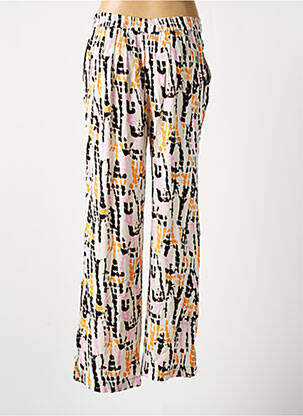 Pantalon drept țesătură crep talie înaltă bej VERO MODA femeie