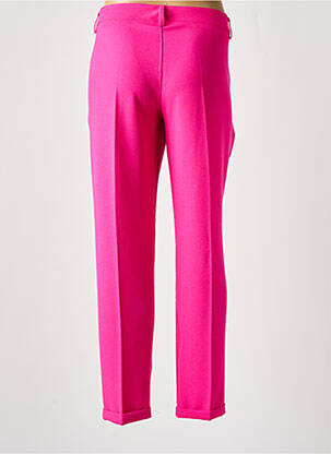 Pantalon drept elasticitate mărime normală roz PAKO LITTO femeie