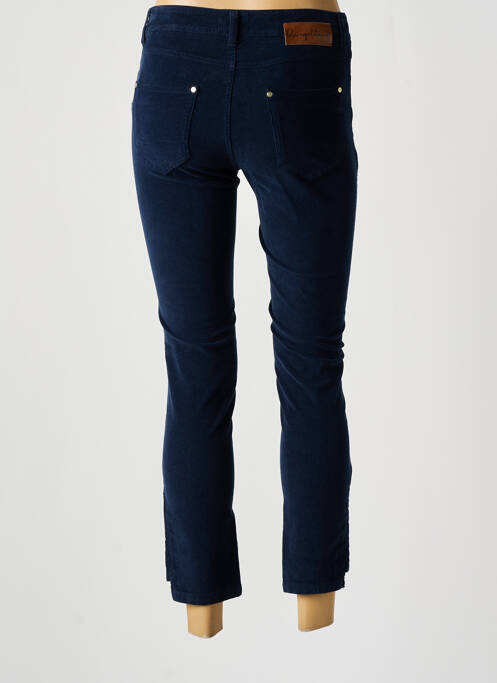 Pantalon 7/8 elasticitate mărime normală albastru LOLA ESPELETA femme