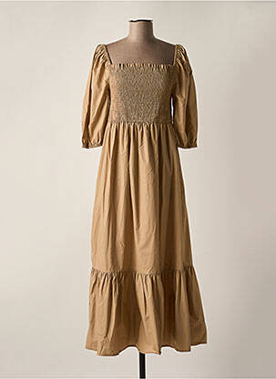 Rochie lungă maro YES.ZEE femeie