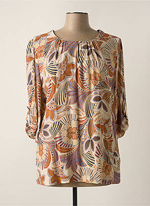 Tunică mâneci lungi bej DIANE LAURY femeie