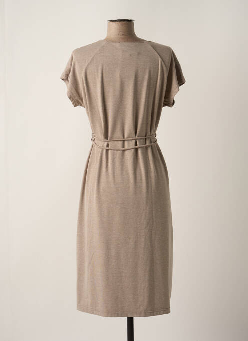 Rochie midi maro SAINT CHARLES femeie