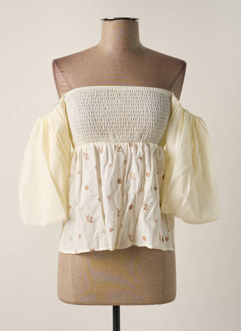 Top bej YES.ZEE femeie