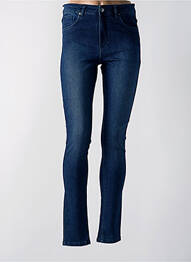Blugi skinny talie înaltă talie înaltă albastru VIRTUE femeie