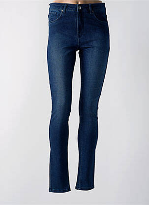 Blugi skinny albastru VIRTUE femeie