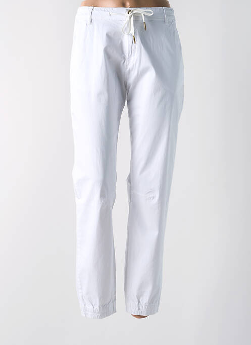 Pantalon chino alb YES.ZEE femeie