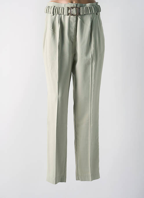 Pantalon drept verde MORGAN femeie