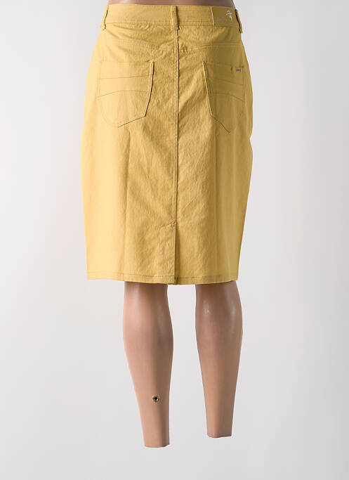 Fustă midi galben GRIFFON femeie