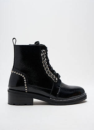 Botine/ghete toc mic toc de 4 la 6 cm negru LOLLIPOPS femeie