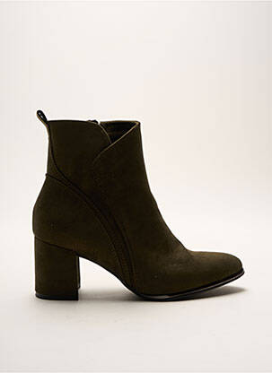 Botine/ghete umplută toc de 4 la 6 cm verde MARCO TOZZI femeie