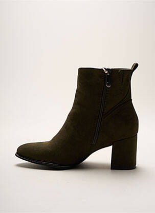 Botine/ghete umplută toc de 4 la 6 cm verde MARCO TOZZI femeie