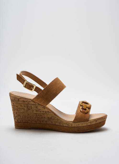 Sandale/Pantofi decupați maro MARCO TOZZI femeie