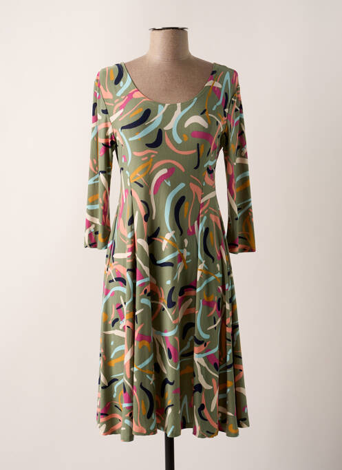 Rochie midi verde REVD'ELLE femeie