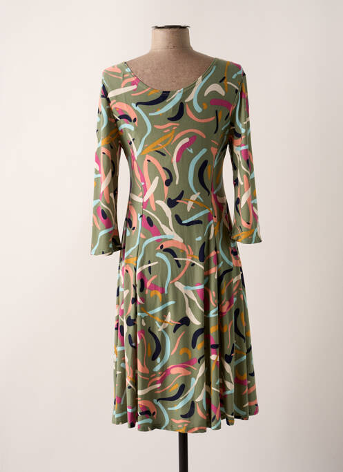 Rochie midi verde REVD'ELLE femeie