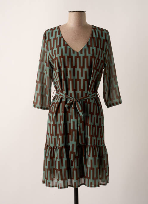 Rochie scurtă verde VICTORIA femeie