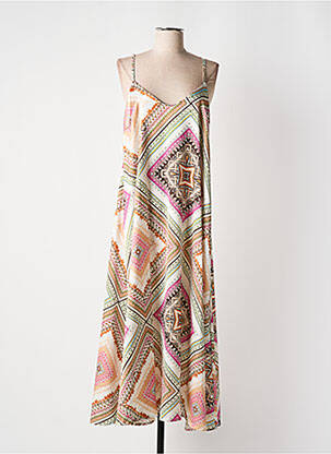 Rochie lungă bej VICTORIA femeie