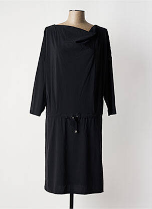 Rochie midi mâneci 3/4 mâneci 3/4 negru CASSIOPEE femeie