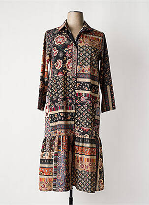 Rochie midi negru VICTORIA femeie