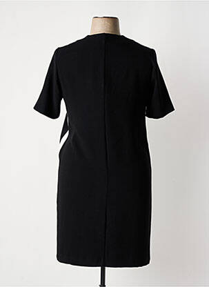 Rochie midi mâneci scurte mâneci scurte negru YEST femeie