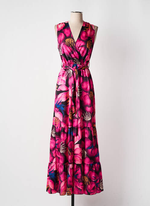 Rochie lungă roz VICTORIA femeie