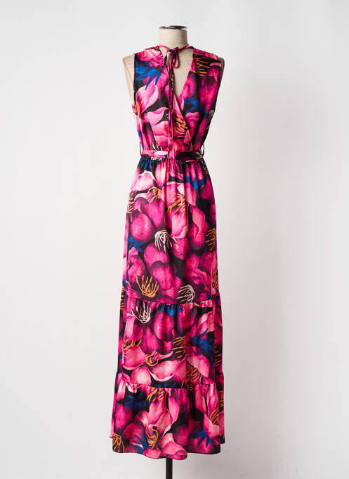 Rochie lungă roz VICTORIA femeie