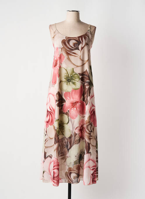 Rochie lungă bej VICTORIA femeie