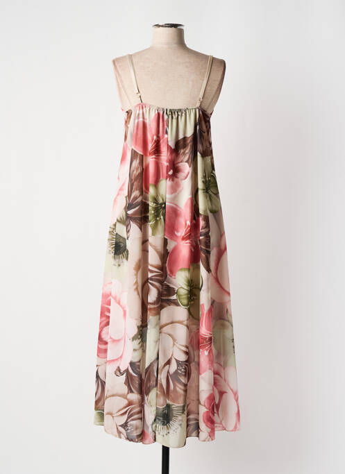 Rochie lungă bej VICTORIA femeie