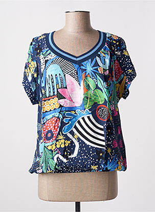 Bluză albastru KALISSON femeie