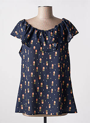 Bluză albastru SIGNE NATURE femeie