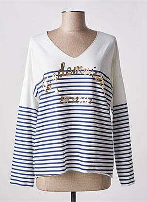 Top alb VICTORIA femeie