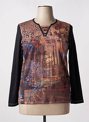 Tricou mâneci lungi mâneci lungi negru BAGORAZ femeie