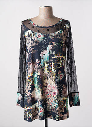 Tunică mâneci lungi negru MJ & CO femeie