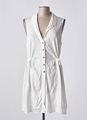 Vestă fără mâneci alb SIMCLAN femeie