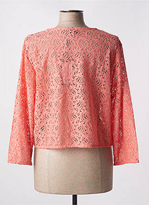 Jachete casual guler rotund portocalie SIGNATURE femeie