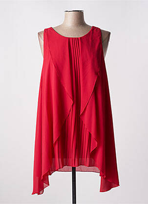 Tunică fără mâneci roșu OLTRE TEMPO femeie