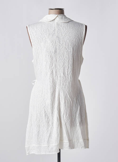 Vestă fără mâneci alb SIMCLAN femeie