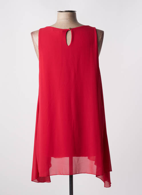 Tunică fără mâneci roșu OLTRE TEMPO femeie